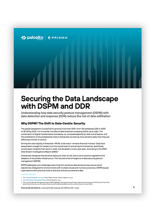Protezione del panorama dei dati con DSPM e DDR